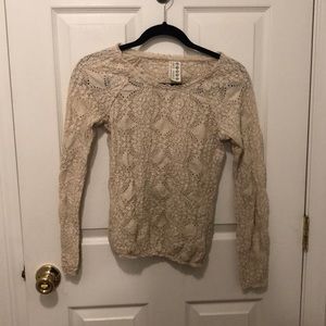 Free People Lace Top
